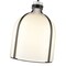 Z-Lite Pearson 1 Light Pendant, Matte Black & White Opal 818-12MB - alternate 4